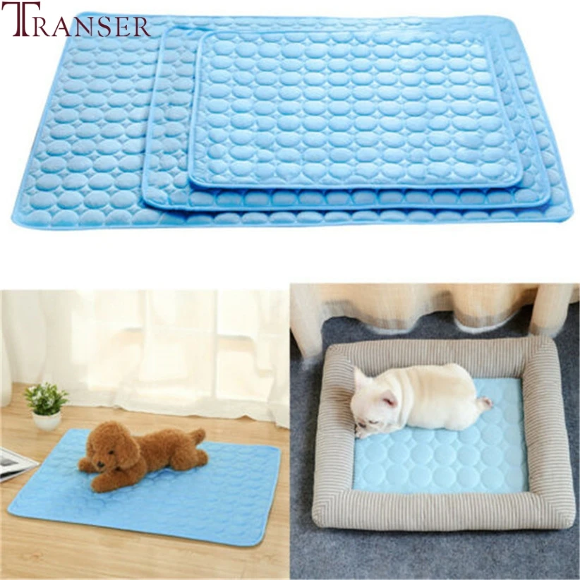 Охлаждающий спальный коврик для собак Transer нетоксичный холодный кровати Подушка