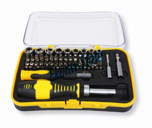 65 в 1 ящик для инструментов многофункциональный Набор отверток трещотка гаечный