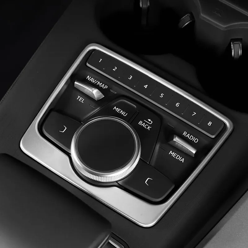 Панель управления мультимедийная из нержавеющей стали для Audi A4 B9 2017-2019 |