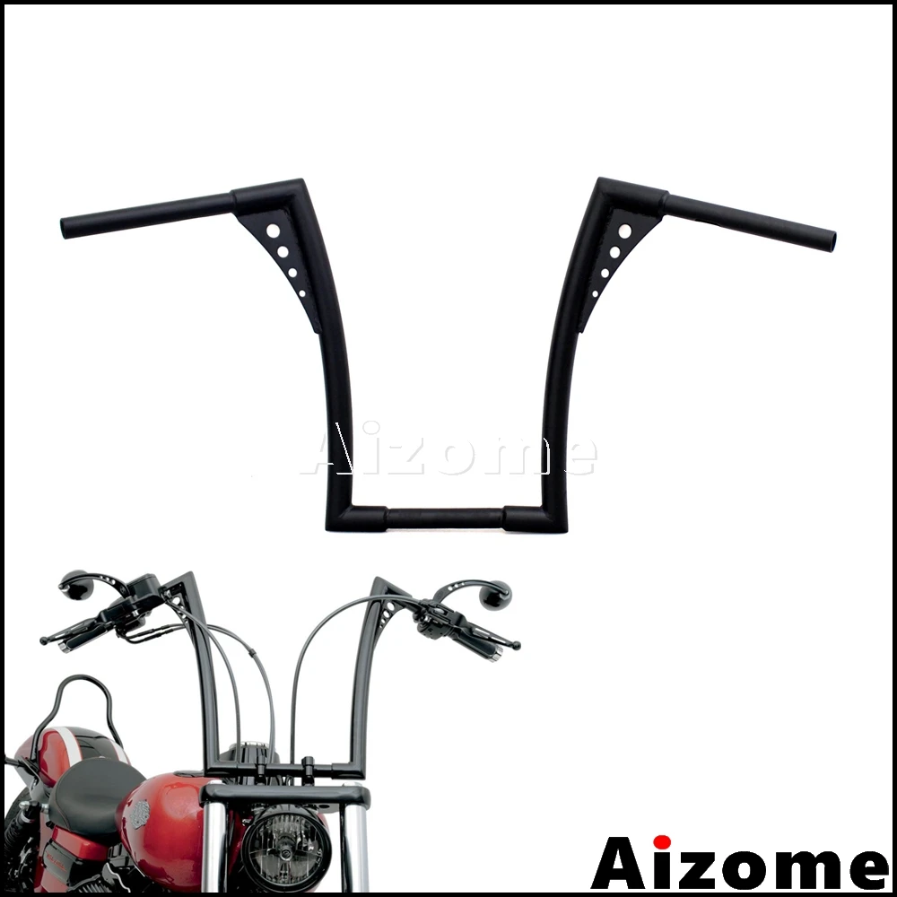 Черные мотоциклетные вешалки для APE 1 1/4 дюйма 16 дюймов ручки Harley Sportster XL на