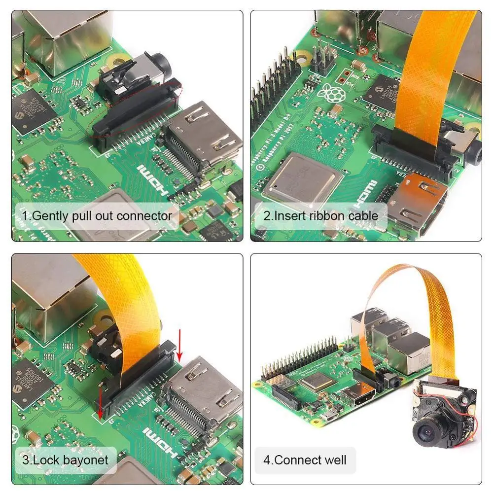 Плата Raspberry Pi 2/3 Model B Zero W с модулем камеры автоматическое переключение IR-Cut