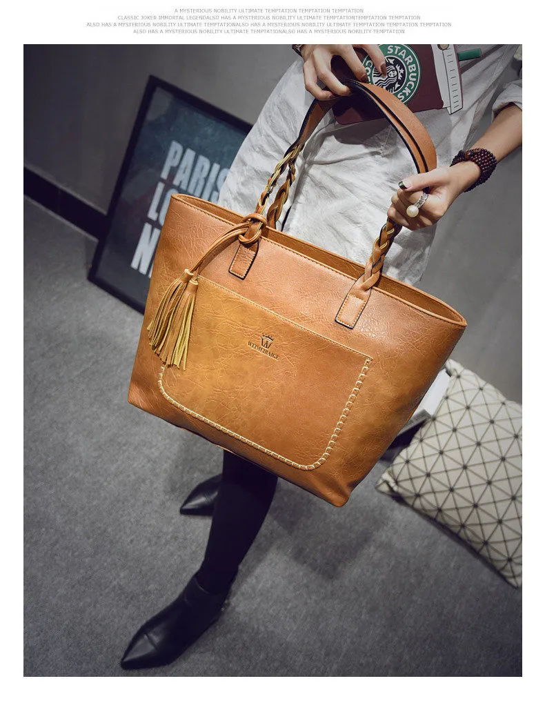 SWDF новые женские роскошные кожаные сумки масляные сумки Bolsa Feminina дизайнерская сумка на плечо женская сумка Большая вместительная сумка