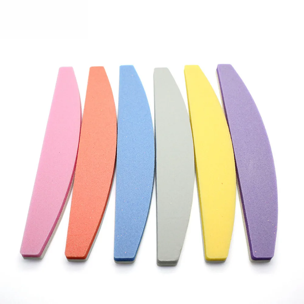 10pcs/lot Nail Art Sanding Salon Buffer Files Sandpaper Manicure UV Gel Polisher Pedicure Tools | Красота и здоровье