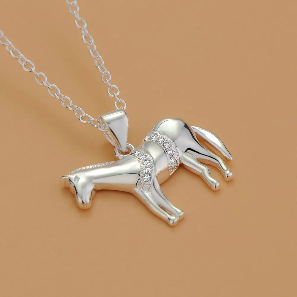 Оптовая продажа посеребренные очаровательные ювелирные изделия ожерелье