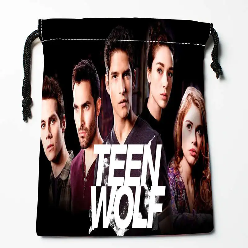 Новое поступление сумки на шнурке с волком для подростков хранения заказ принтом