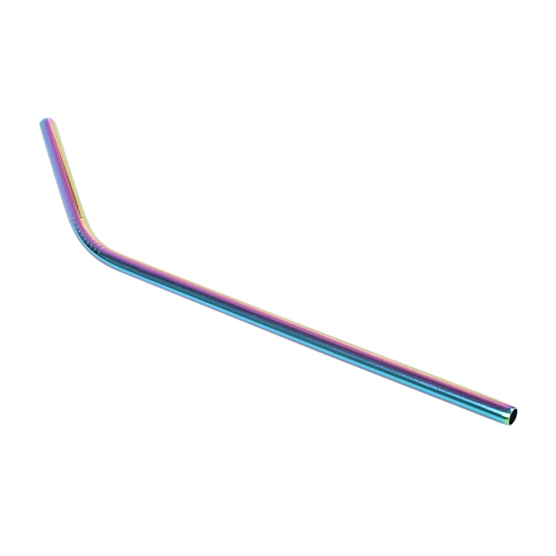 Промо акция! 10 Упаковок цветные многоразовые трубочки из нержавеющей стали