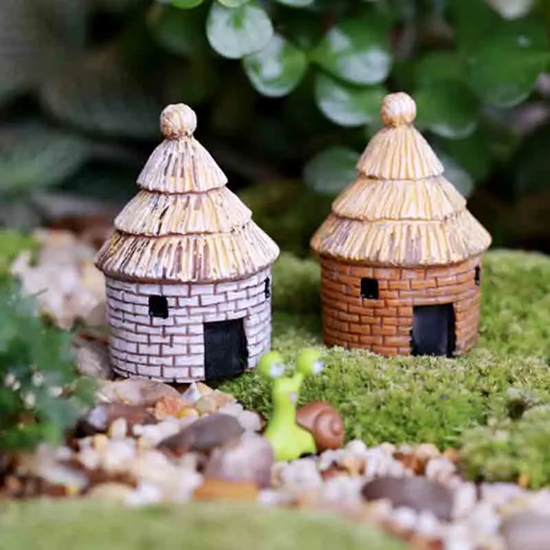 2 шт. мини дачи для загородного дома DIY игрушки поделки фигурка МХ садовые