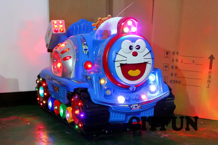 Горячая продажа Doraemon автомобиль монета управляемая детская езда для продажи CIT
