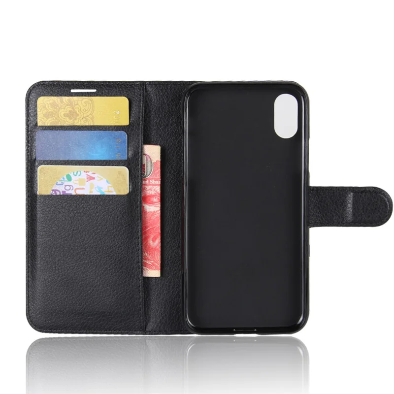 Для iPhone X Case Чехол-книжка с кошельком из Многофункциональный Магнитный съемный