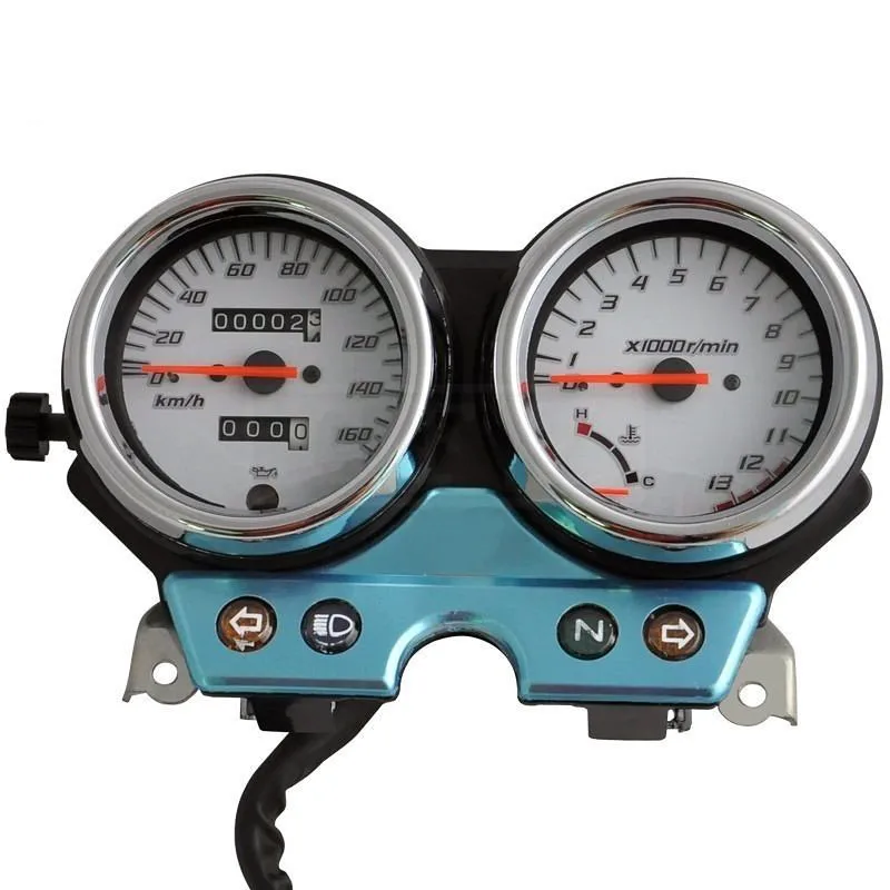 Светодиодный электронный Тахометр для мотоцикла спидометр одометр набор