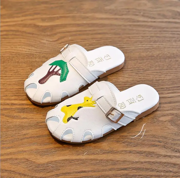 Детские тапочки Новинка лета 2019 Симпатичные Мультяшные животные Baotou для девочек