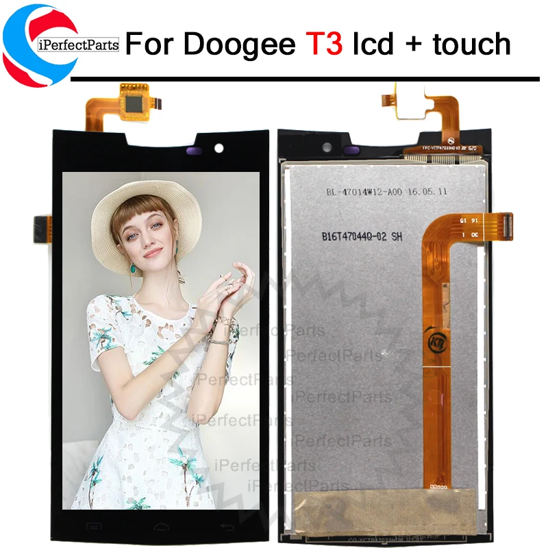 4 7 дюйма для ЖК дисплея Doogee T3 и фотоэлементов запасные части телефона аксессуары +