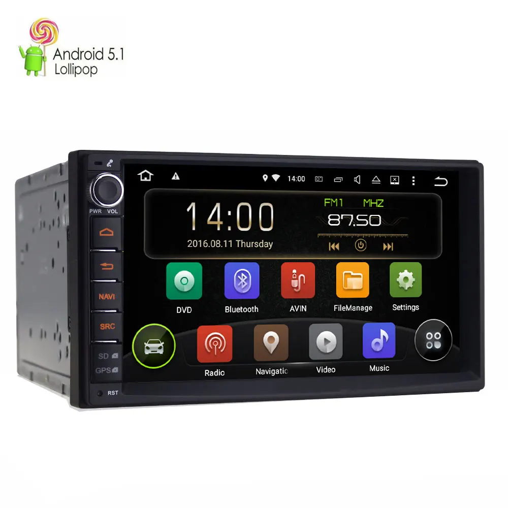 HD Android 9.0 OS 7 Inch 2 Din Universal Car Multimedia Player With Wifi GPS Navigation System Autoradio Stereo Head Unit Radio |