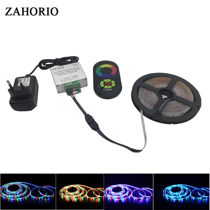 5 м 10 Светодиодная лента RGB SMD2835 светильник 60 светодиодный S/M 15 20 Диодная с RF