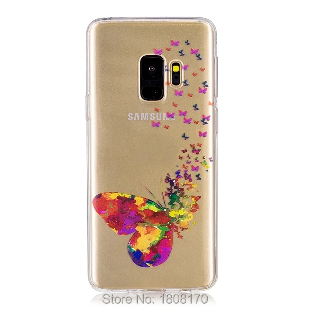 Мягкий чехол из ТПУ C-Ku Мандала Datura Flower для Samsung Galaxy S9 Plus A8 2018 NOKIA 6 Panda Leaf Girl