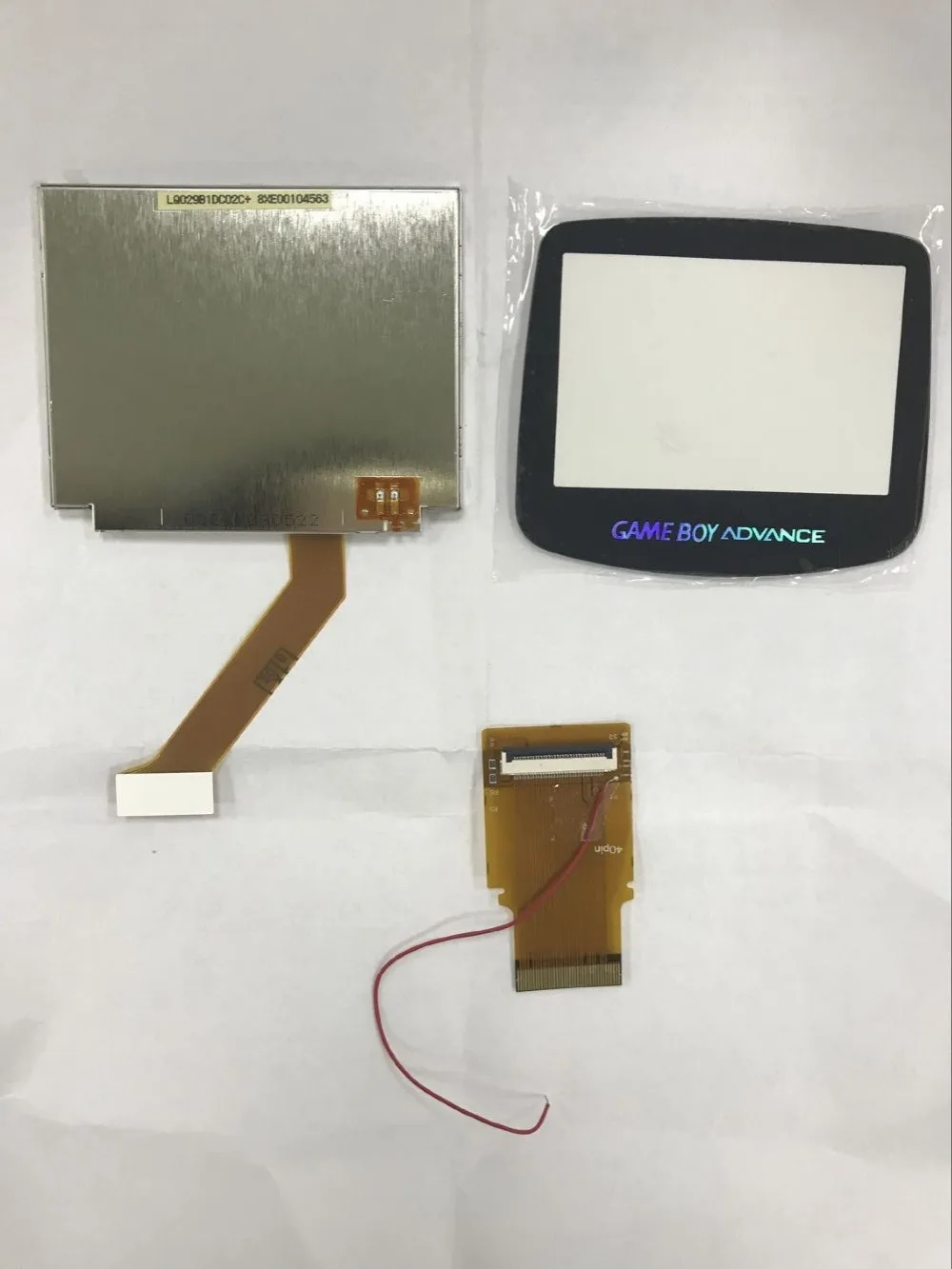For GameBoy Advance LCD Screen GBA SP AGS 101 Highlight Backlight klit Brighter Flex Ribbon Cable+Glass Cover | Электроника