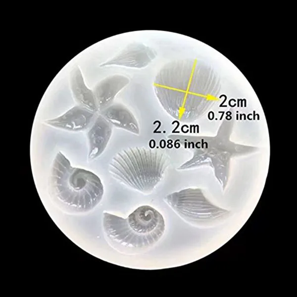 Морская звезда Shell Форма полимер для пластилина силиконовые формы крафта