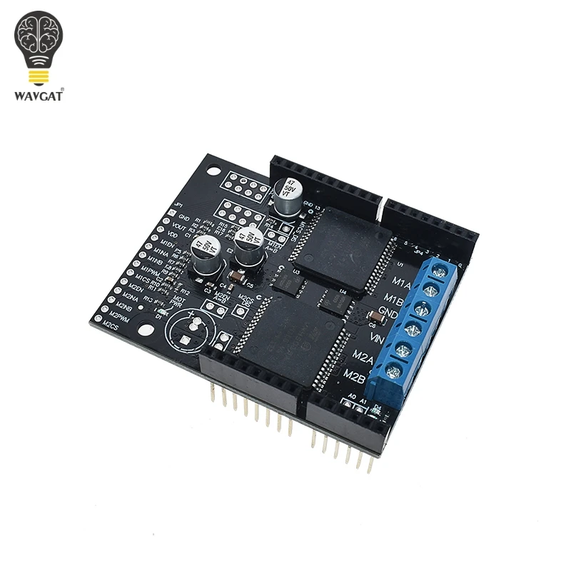 VNH5019 30A двойной высокой мощности DC драйвер щит совместим с ARDUINO(Защита окружающей среды) VNH2SP30 обновления