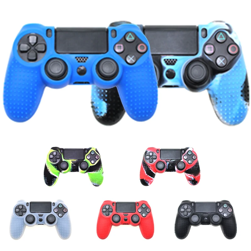 Мягкий силиконовый чехол для контроллера Sony PlayStation4 геймпад Противоскользящий