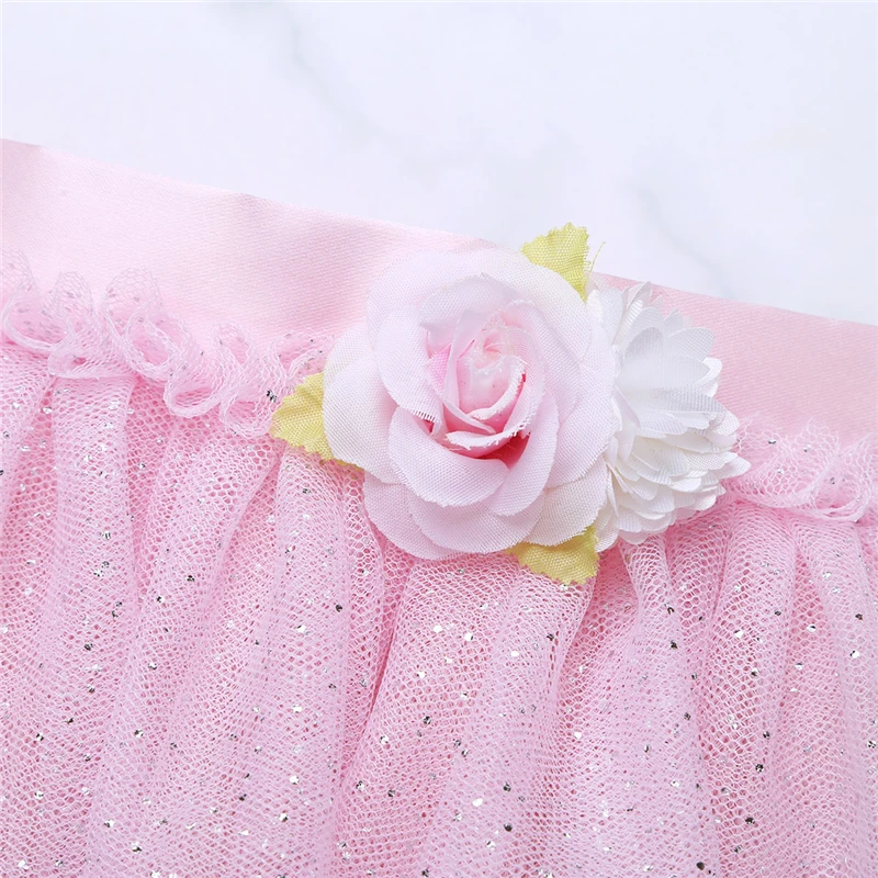 Модная детская блестящая балетная пачка для девочек многослойная юбка с