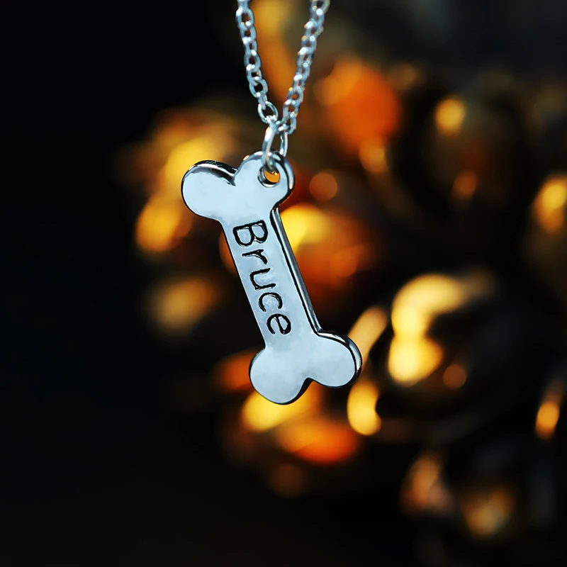 Магия ikery новинка 2016 с гравировкой Крошечная цепочка буквенным принтом ожерелье