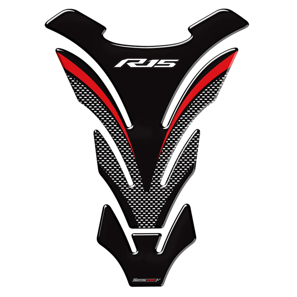 3D наклейки на бак мотоцикла Yamaha R15|Наклейки и стикеры| |