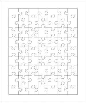 

Puzzle die 16"x20"-63pcs