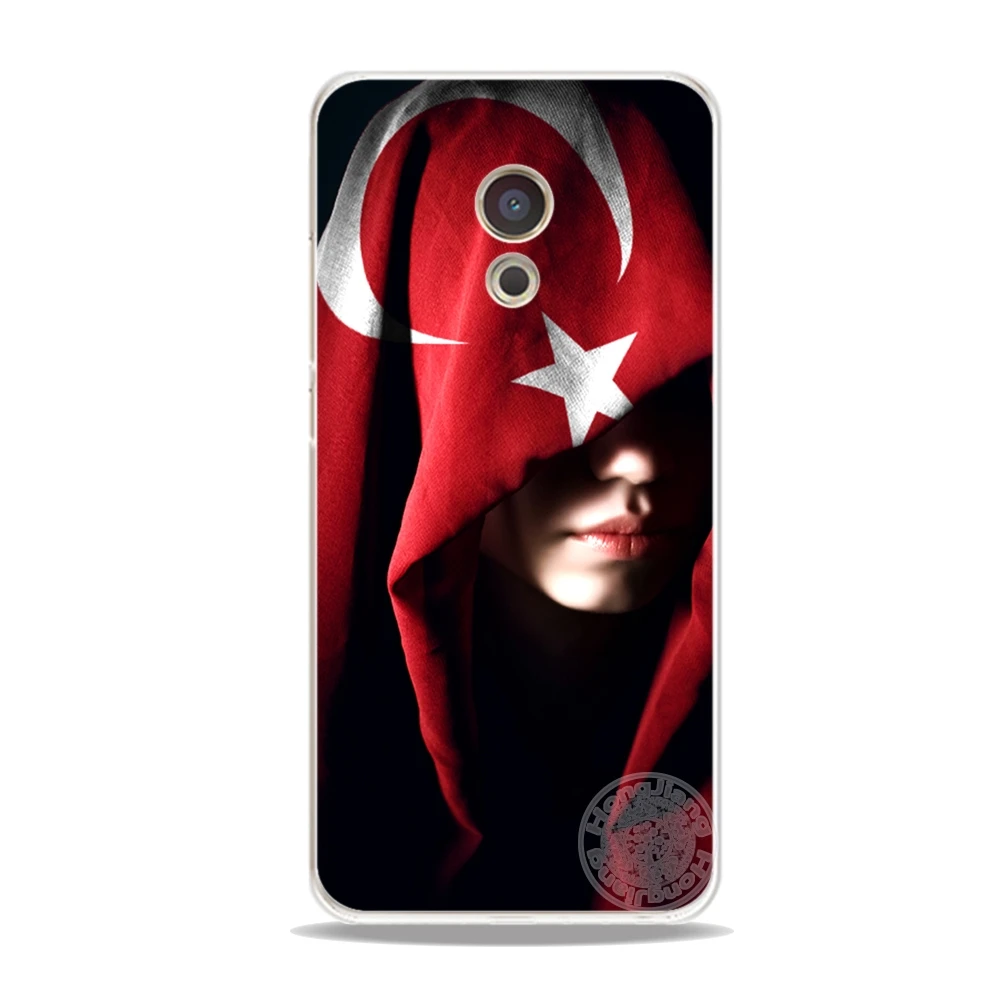 HAMEINUO Турция турецким флагом крышка чехол для телефона Meizu M5 M5S M6 M3 M3S MX4 MX5 MX6 PRO 6 5 U10