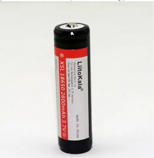 2 шт. Liitokala 100% Новый оригинальный 18650 3 7 V 2600mAh литий ионная Защитная плата батарея