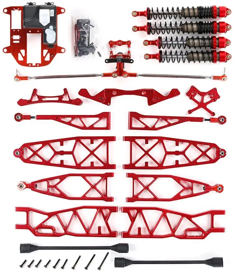 Baja Max CNC литой передний и задний удлиненный рычаг с симметричной системой