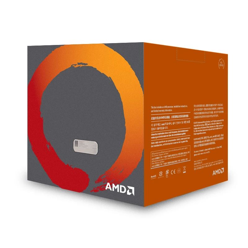 Процессор AMD Ryzen 5 1600 R5 оригинальный процессор 6 ядер 12 потоков AM4 3 2 ГГц 65 Вт 19 МБ кэш