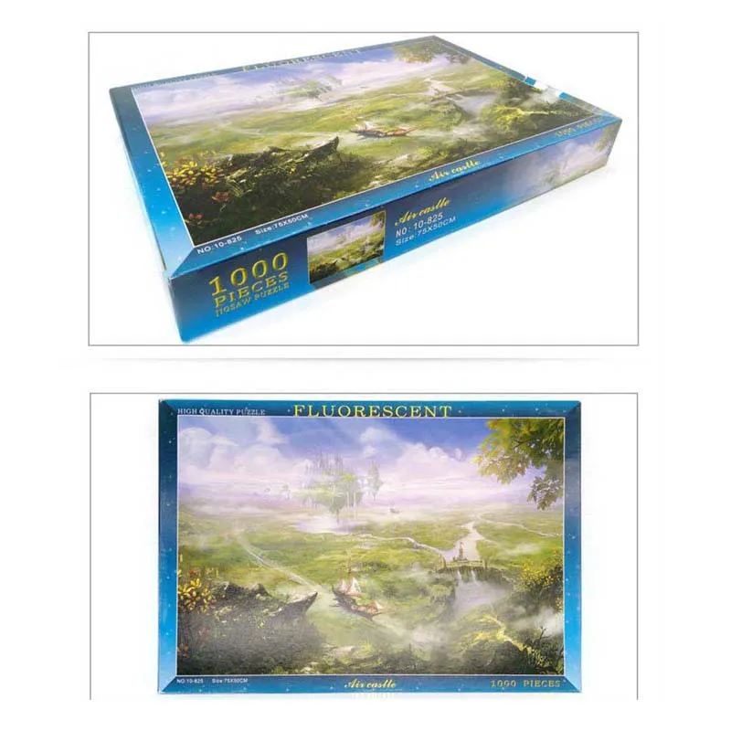 Звездное небо старый мастер флуоресцентная головоломка 1000 штук Серебристые