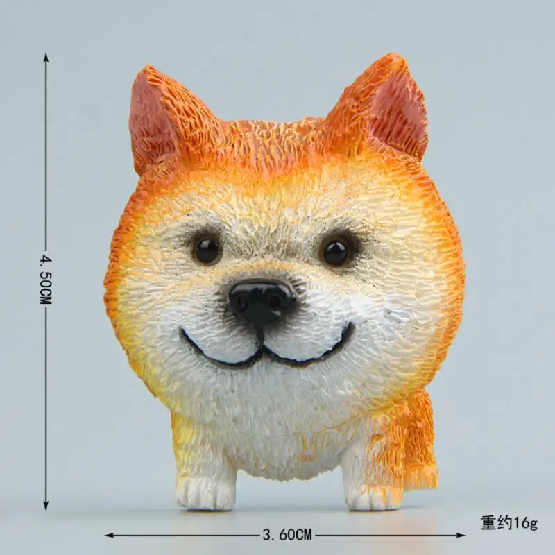 3D смешная собака магнит на холодильник мультфильм холодильники сувенирные смола магнит на холодильник декор кухни магнитный стикер для холодильника - Цвет: 23