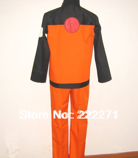 

Uzumaki Naruto Cosplay Costume Uzumaki shippuden jacket Hokage Japanese Suit Clothes Free Track Anime