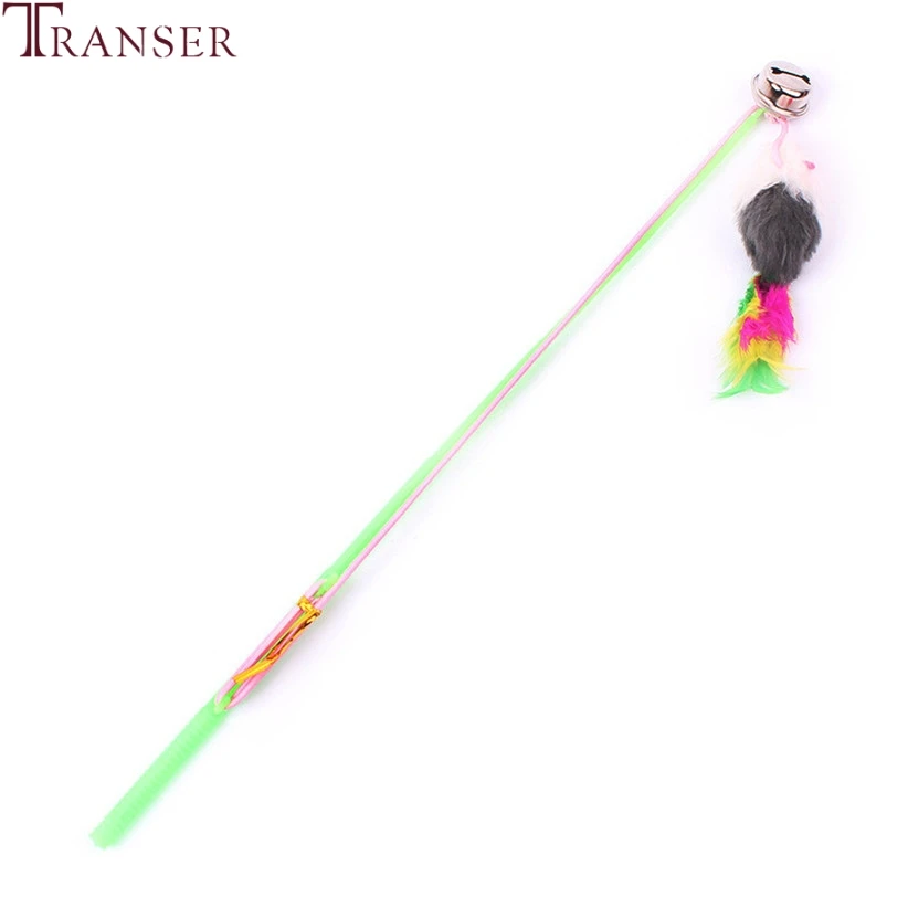 Transer товары для домашних животных игрушка кошек удочка рыбалки подвесная мышь
