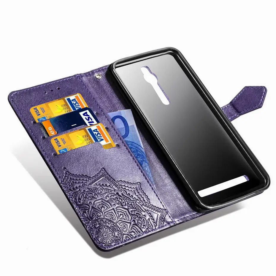 Кожаный флип-чехол для Zenfone 5 ZE620KL Lite ZC600KL чехол Asus 2 3 4 Laser Ze550kl Max ZC520TL ZC550Kl ZC554KL -