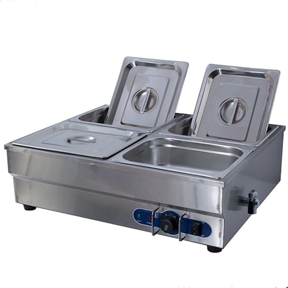 4 Pan Bain Marie Отель Ресторан держать хранилище для детского питания и столешницей