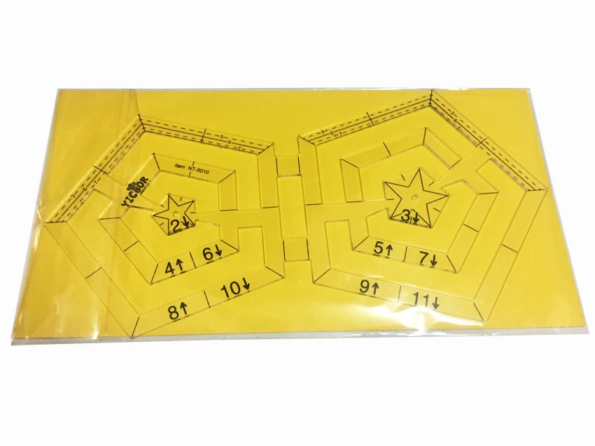 Инструменты для рукоделия детали шитья двойная линейка правила пэчворк квилтинг