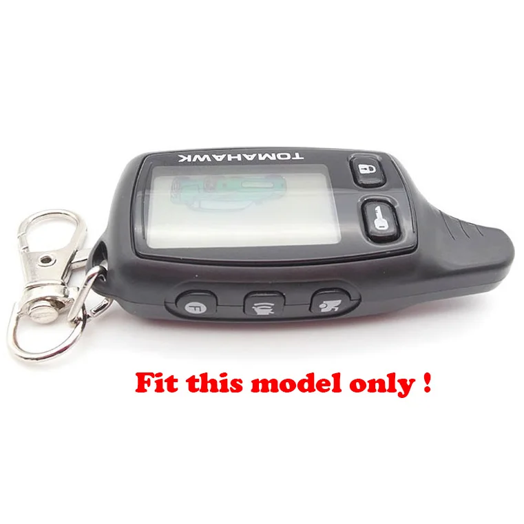 Silicone case cover set fob protect Starter Tomahawk TW 9010 TW9010 TW9020 TW9030 LCD display two 2 way car alarm system remote |
