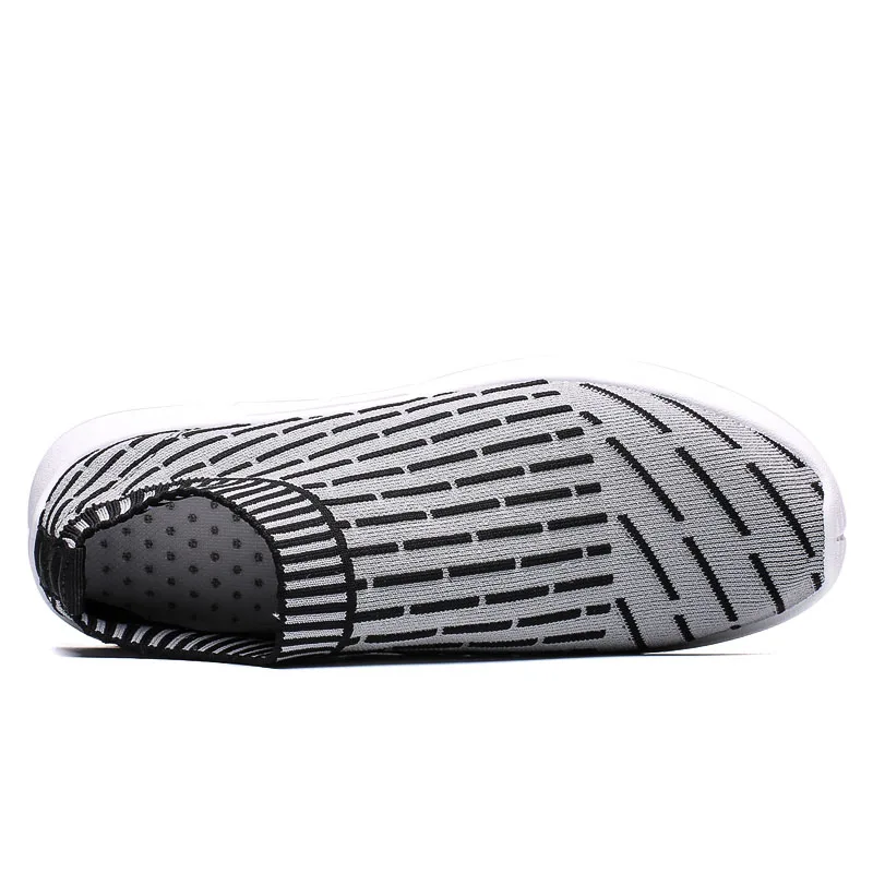 2019 Men Shoes Beathable Air Mesh Men's Casual Slip on Summer Sock Boat Masculino Adulto Home Comfortable Loafers | Мужская обувь