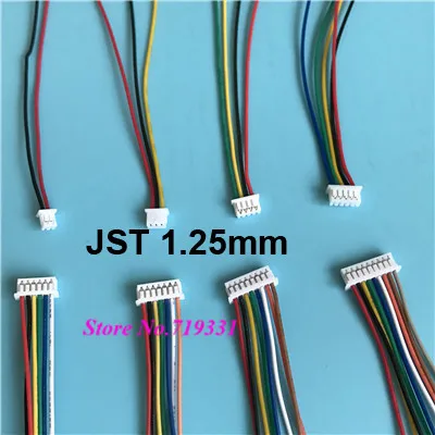 10 шт. коннектор JST SH ZH XH PH 1 0 мм 25 5 2 54 2/3/4/5/6/12 контактный с кабелем|connector 2.54mm|connector