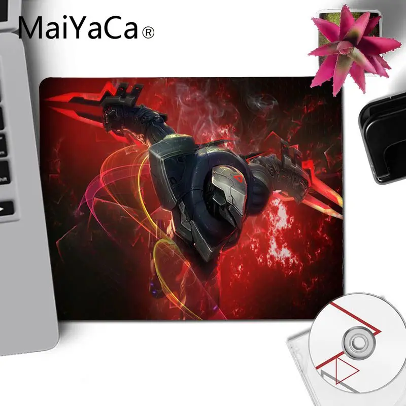 No Lock Edge18x22cm MaiYaCa дизайн League of Legends Zed коврик для мыши для ноутбука и компьютера Гладкий коврик для письма настольные компьютеры коврик для игровой мыши - Цвет: No Lock Edge18x22cm