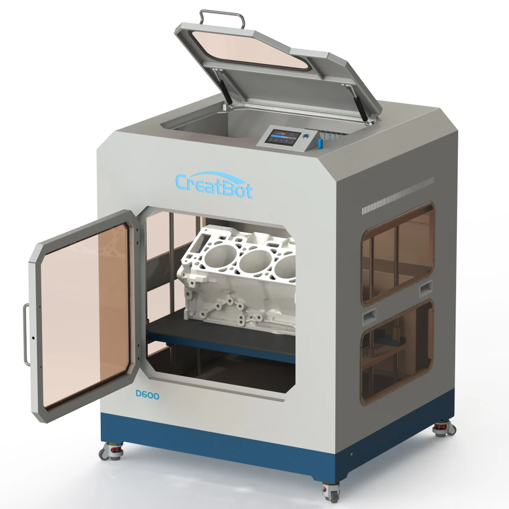 3D принтер CreatBot D600 с двойным Экструдером и закрытой камерой высокоскоростная