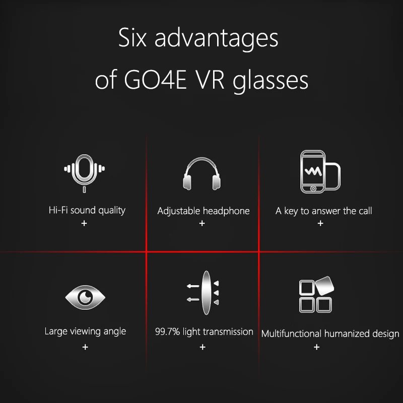 VERFANS 100% оригинальные Xiaozhai BOBOVR Z4 Виртуальная реальность 3D VR очки для телефонов 4 7 6 2