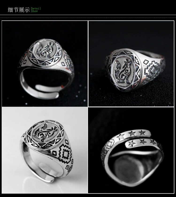 Мужское и женское кольцо из серебра 925 пробы регулируемое|pure silver ring|silver ringring ring |