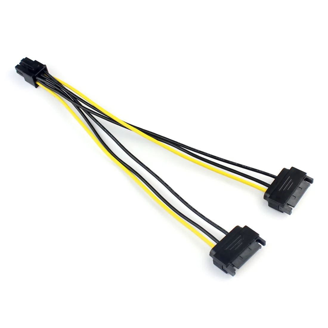 10 шт./лот двойная два SATA 15-контактный штекер M-PCI-e экспресс-карта 6-контактная