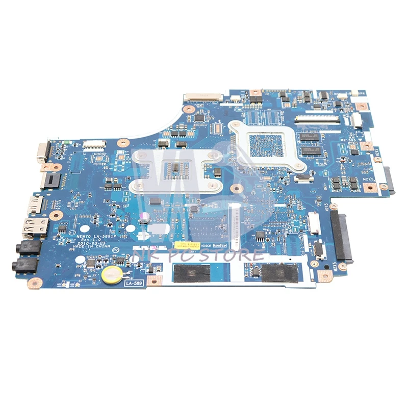 NOKOTION для acer aspire 5741 5741G материнская плата для ноутбука HM55 DDR3 HD5470 Бесплатный процессор MB. N9X02.001 MBN9X02001 NEW70 LA-5891P