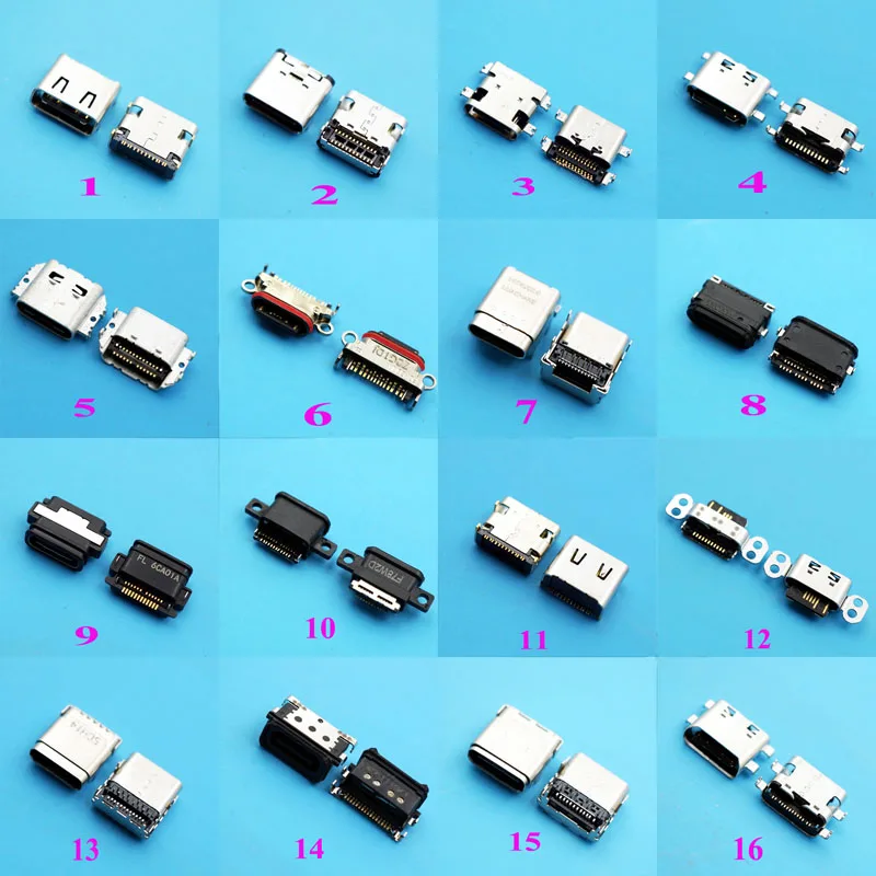90 шт. Тип C 3 1 USB разъем питания мама микро SMT DIP порт зарядного устройства|port