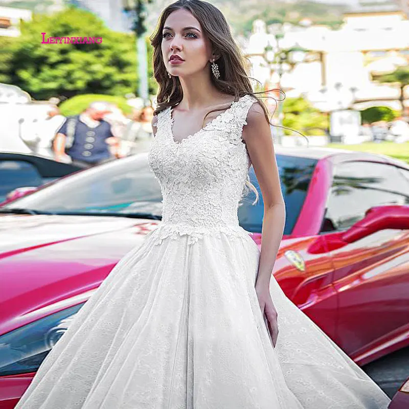 LEIYINXIANG Новое поступление свадебное платье невесты Vestido De Noiva Sereia халат