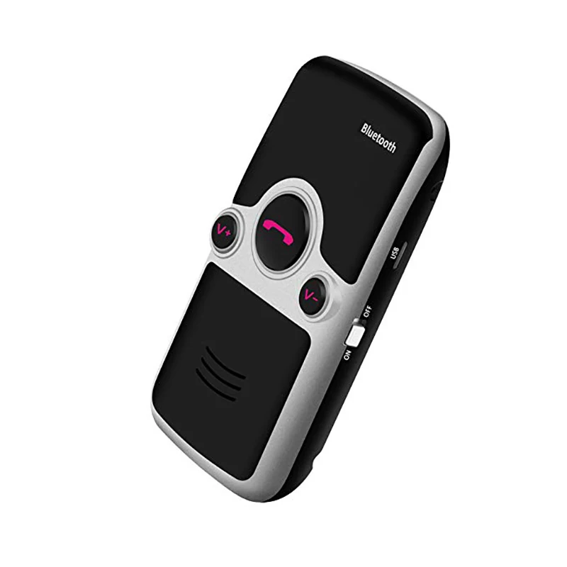 Солнечная энергия Bluetooth handsfree car kit Car Speaker Handsffree USB Charger Music Player|Автомобильный